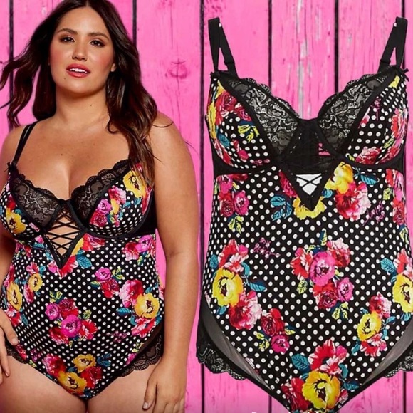 NWOT Discontinued Torrid & Betsey Johnson bodysuit - Picture 3 of 13